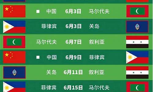 国足世预赛赛程敲定,国足世预赛赛程时间表2024及赛果一览表